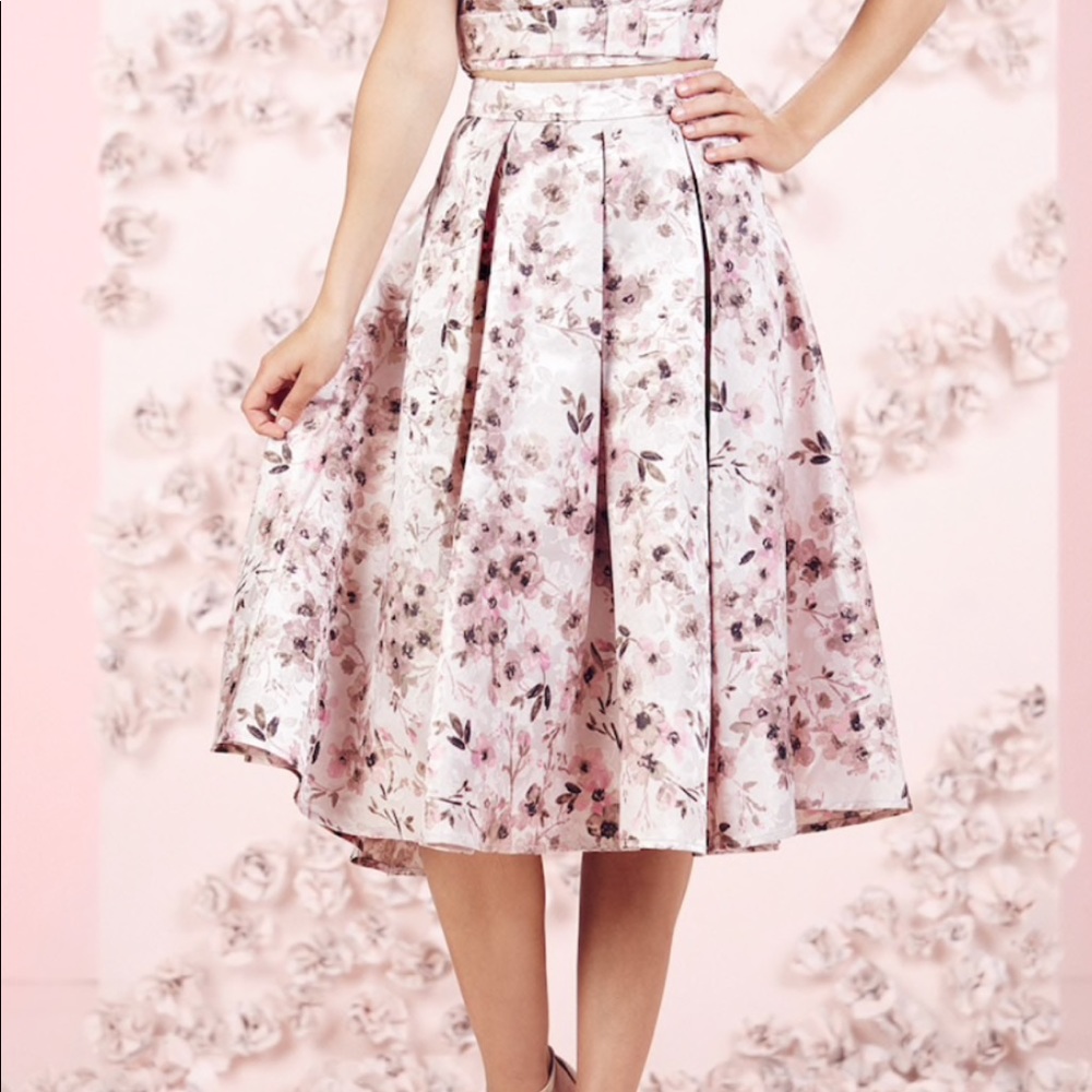 Blush Midi skirt
